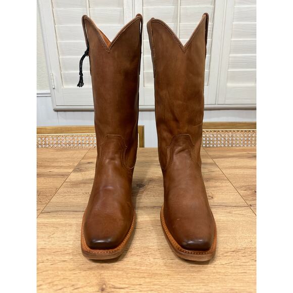 Cleo + Wolf Women's Ivy Western Cowboy Boots Brown Leather Size 9 NWOB Stylish - Picture 5 of 16